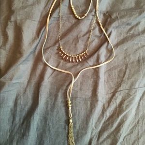Lucky Brand layering necklace